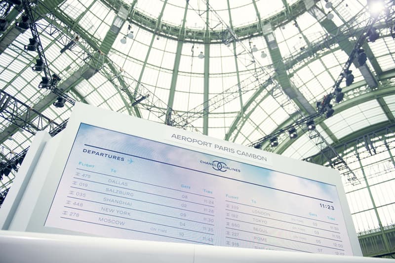 空港を再現した Chanel 2016 Spring/Summer ランウェイショウ