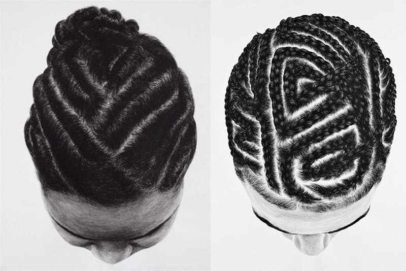 So Yoon Lym が描くブレードヘアのペインティング