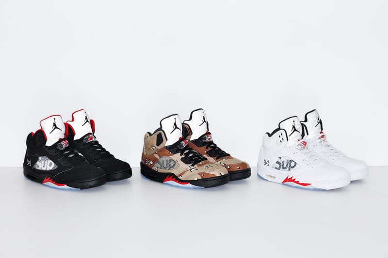 Supreme x Air Jordan 5 が今週末発売