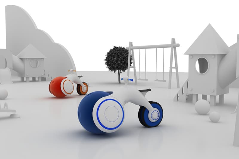 補助輪不要の画期的な自転車「B.Bike」