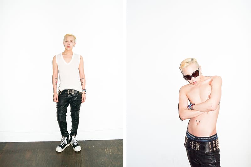 G-Dragon が Terry Richardson のスタジオを訪問