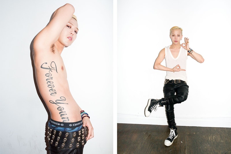 G-Dragon が Terry Richardson のスタジオを訪問