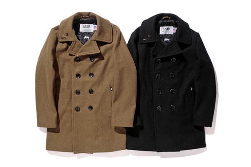 STÜSSY x Schott NYC 2015 Fall/Winter オフィサーコート