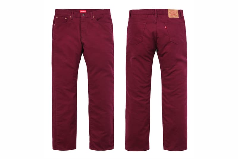 Supreme x Levi's 2015 Fall/Winter コレクション