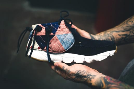 The Shoe Surgeon がカスタマイズした visvim FBT x Nike Footscape