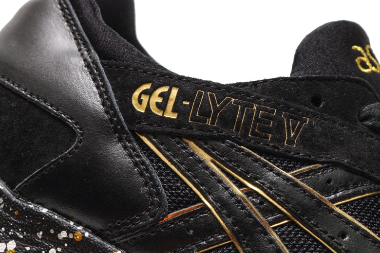 atmos x ASICS Tiger GEL-Lyte III Black/Gold の配色が GEL-Lyte V で復活