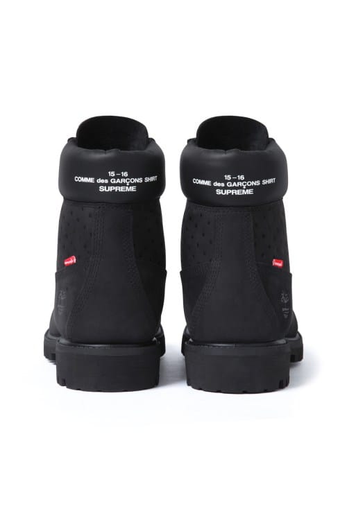 timberland comme des garcons supreme