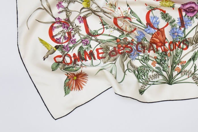 Gucci x COMME des GARÇONS シルクスカーフコレクション