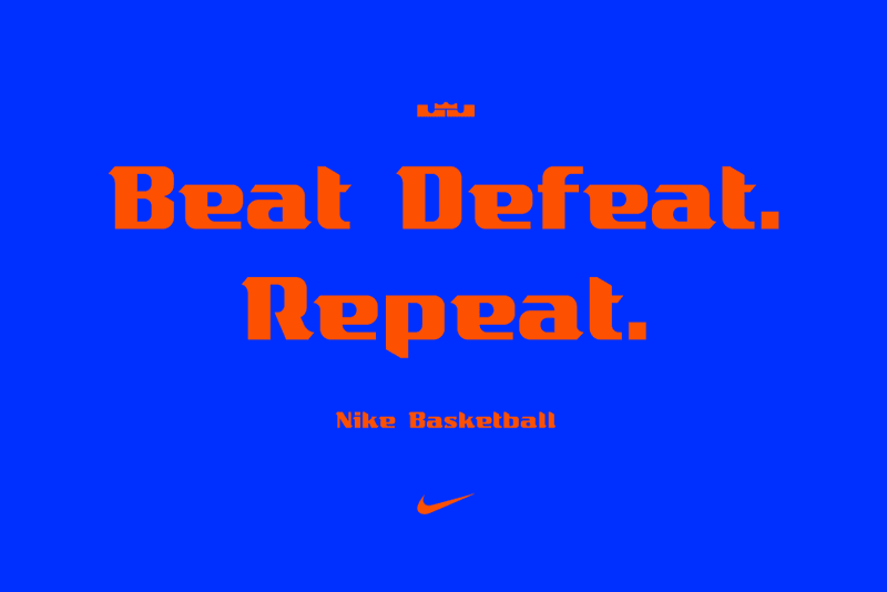 LeBron James のオリジナルフォント