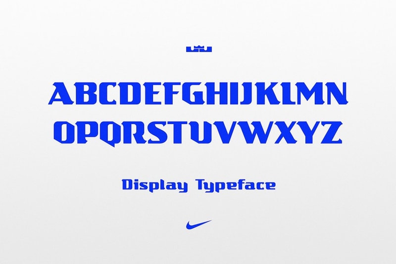 LeBron James のオリジナルフォント