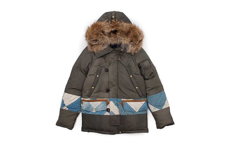 visvim Valdez パッチワークダウンジャケット
