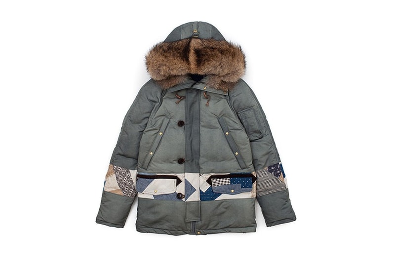 visvim Valdez パッチワークダウンジャケット