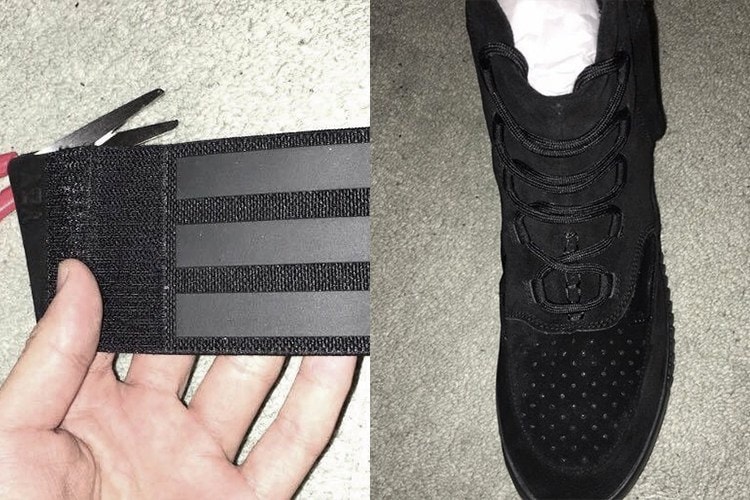 Kanye West が履く、ストラップのない Yeezy Boost？
