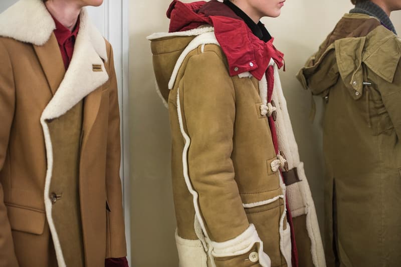 sacai 2016 Fall/Winter コレクションのバックステージ