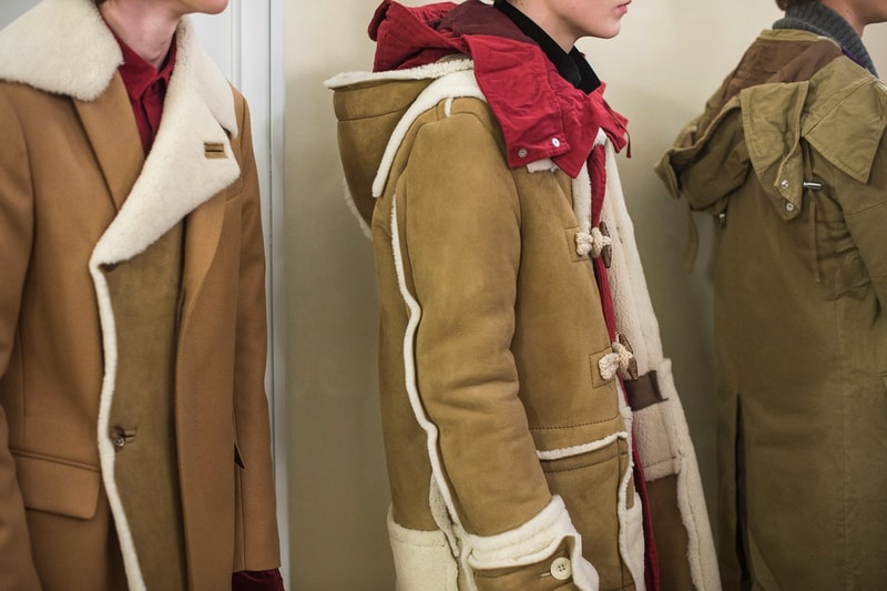 sacai 2016 Fall/Winter コレクションのバックステージ