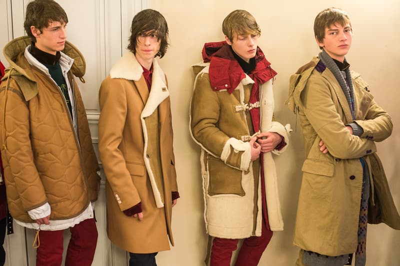 sacai 2016 Fall/Winter コレクションのバックステージ