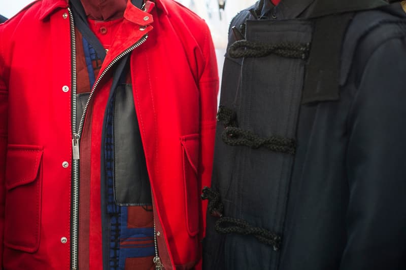 sacai 2016 Fall/Winter コレクションのバックステージ