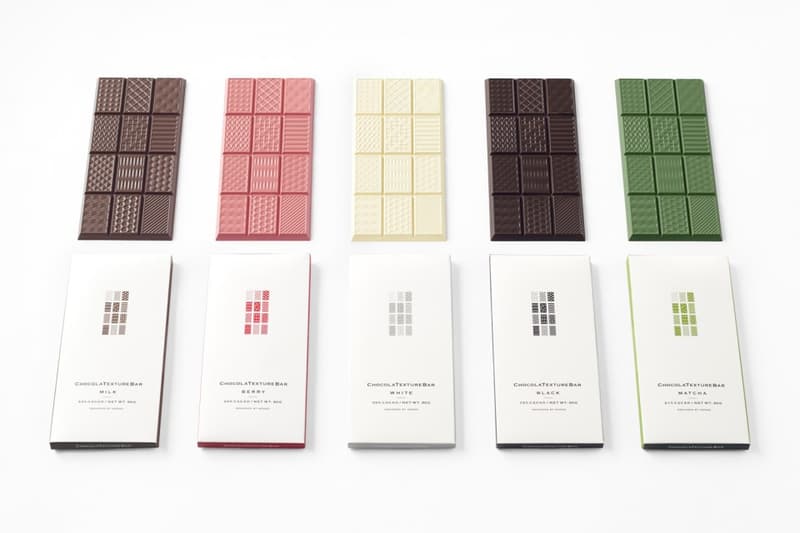 nendo が手がける質感を楽しむ板チョコ “chocolatexture” 