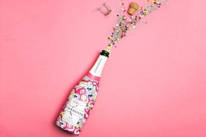 Opening Ceremony の Carol Lim が Chandon のボトルをデザイン