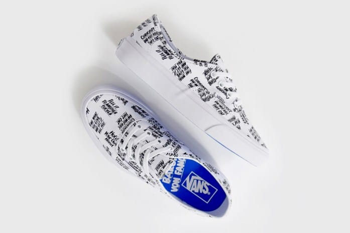 Vans x Baron Von Fancy 新作のコラボレーションスニーカー