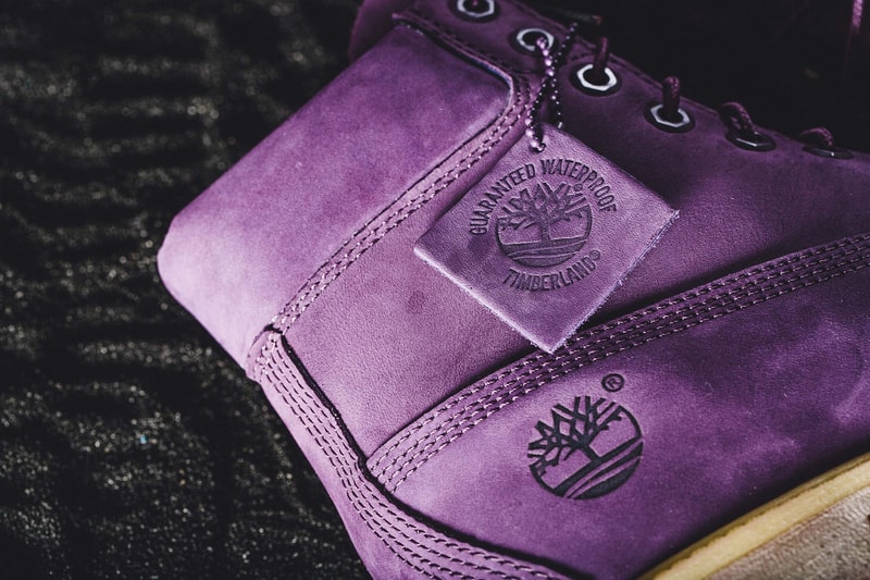 VILLA と Timberland の新たな6インチブーツ “Purple Diamond”
