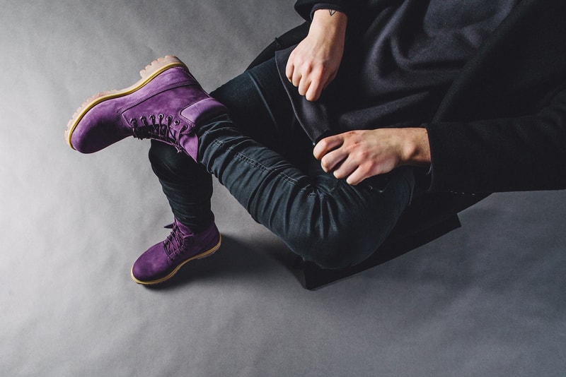 VILLA と Timberland の新たな6インチブーツ “Purple Diamond”