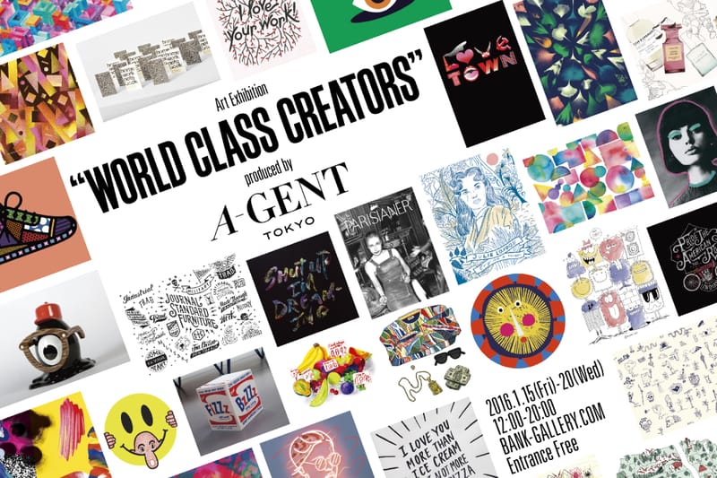 A-GENT TOKYO のオープンを記念したグループショー “WORLD CLASS CREATORS”