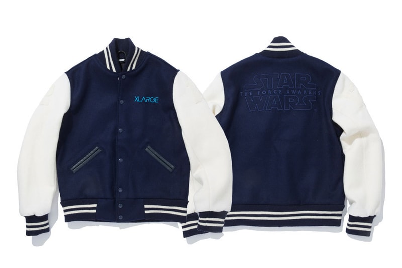 XLARGE® x Star Wars x Ebbets Field Flannels による『スター・ウォーズ／フォースの覚醒』公開記念ヴァーシティージャケット