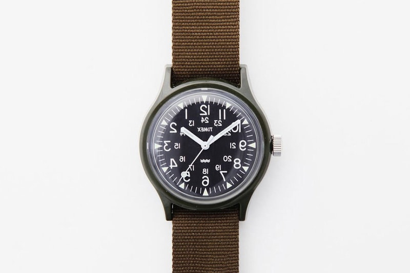 文字盤が反転した Engineered Garments x BEAMS BOY x Timex Camper リミテッドモデル