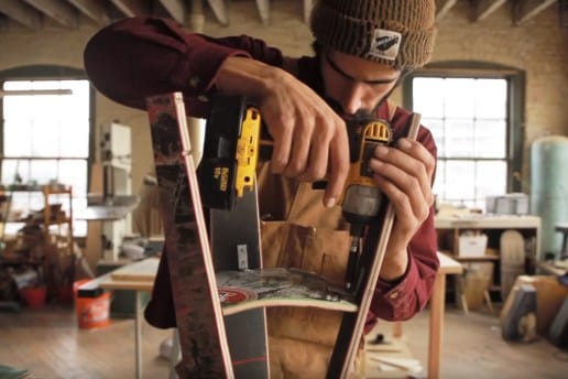 Andy Vasquez がスケートデッキを再利用する DIY をレクチャー