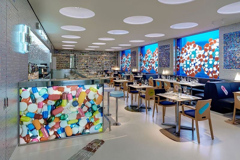 Damien Hirst がレストラン『Pharmacy 2』をオープン