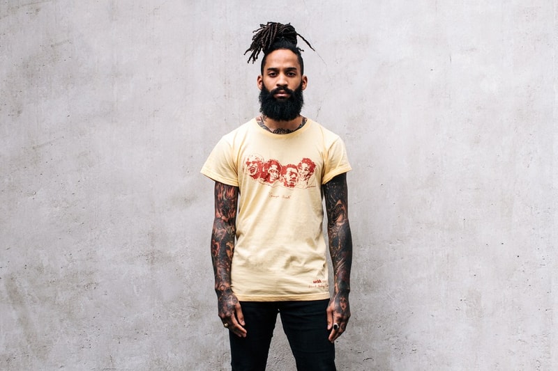 Black History Month を記念した James Brown, Ray Charles, Otis Redding, Gladys Knight のTシャツ