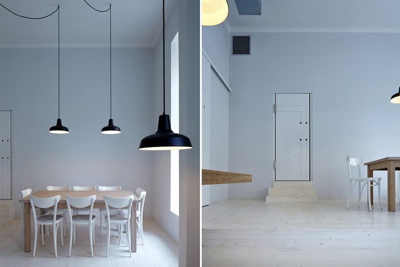 ミニマルでクリーンな空間が広がるプラハのカフェ