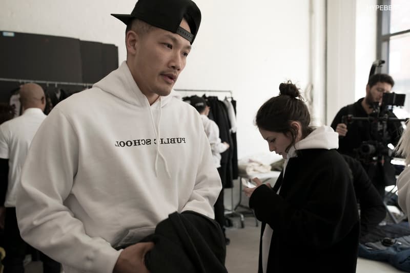 Public School 2016 Fall/Winter バックステージ