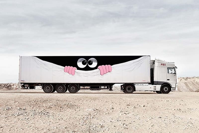 スペインの車道を彩るトラックアートプロジェクト