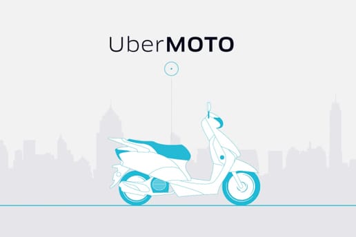 Uber がバイクによるタクシーサービス “UberMOTO” をローンチ