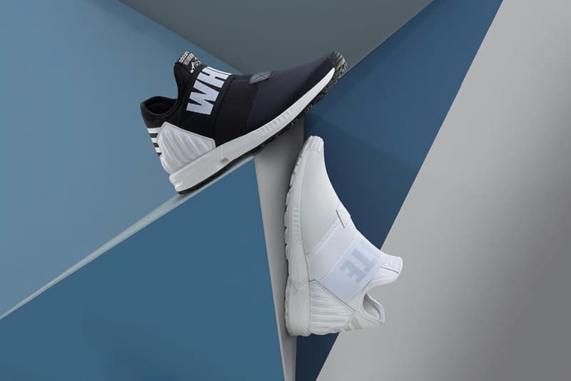 White Mountaineering x adidas Originals の ZX Flux Plus と Riviera