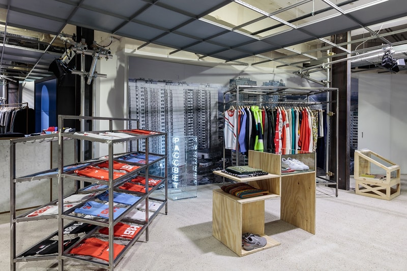 ヘイマーケットに移転した Dover Street Market London の店内