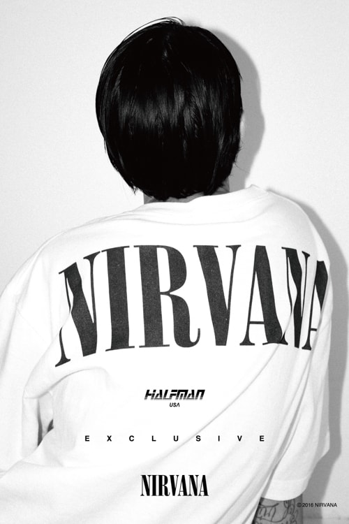 HALFMAN USA x Nirvana Tシャツコレクション