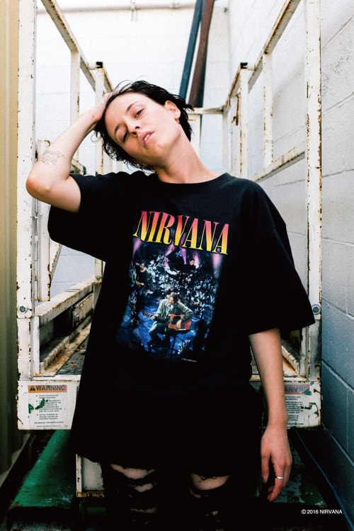 HALFMAN USA x Nirvana Tシャツコレクション