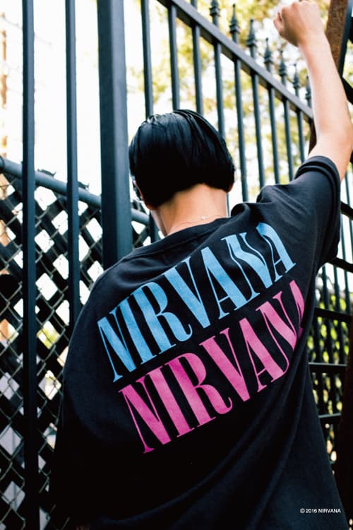 HALFMAN USA x Nirvana Tシャツコレクション