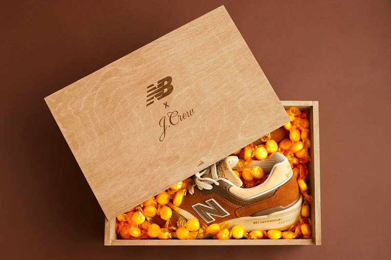  J.Crew x New Balanceのコラボレーションシューズ