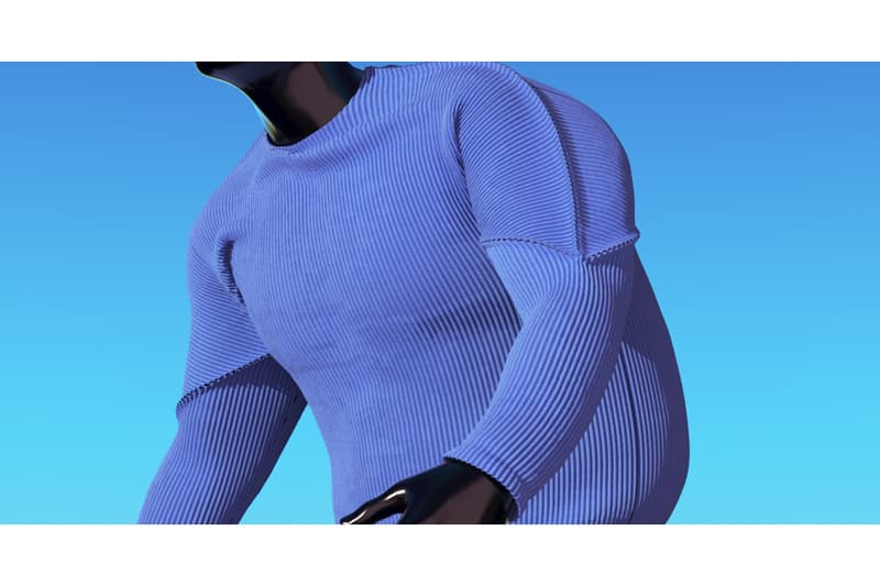 Thomas Traum によるHomme Plissé Issey Miyake へのデジタルアート