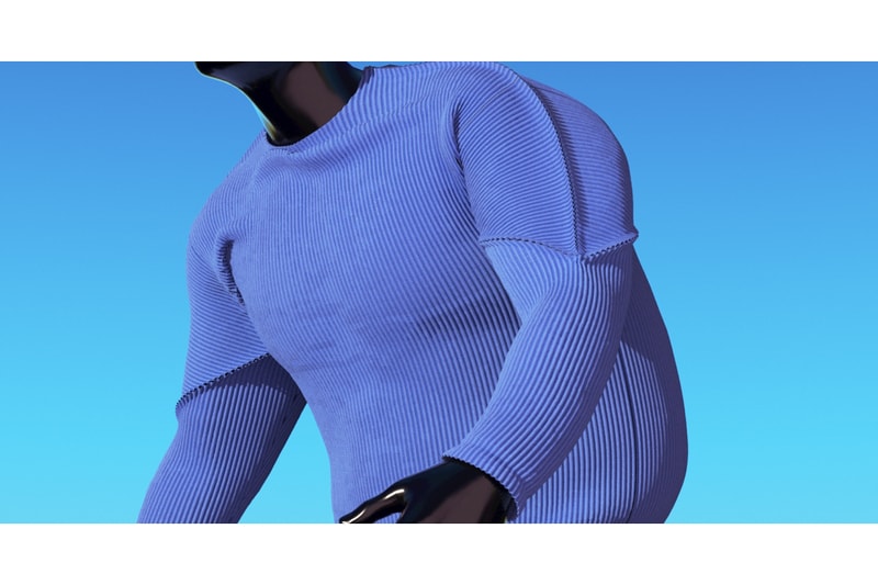 Thomas Traum によるHomme Plissé Issey Miyake へのデジタルアート