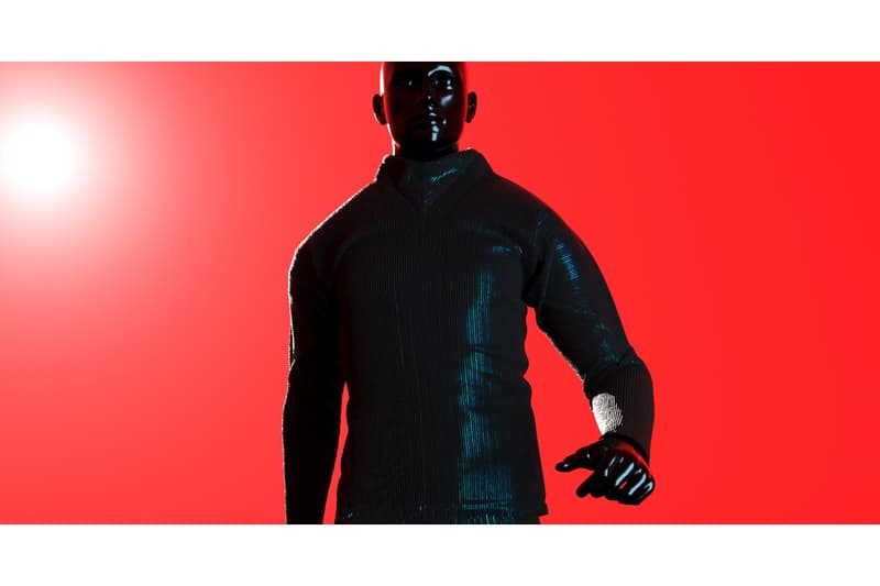 Thomas Traum によるHomme Plissé Issey Miyake へのデジタルアート