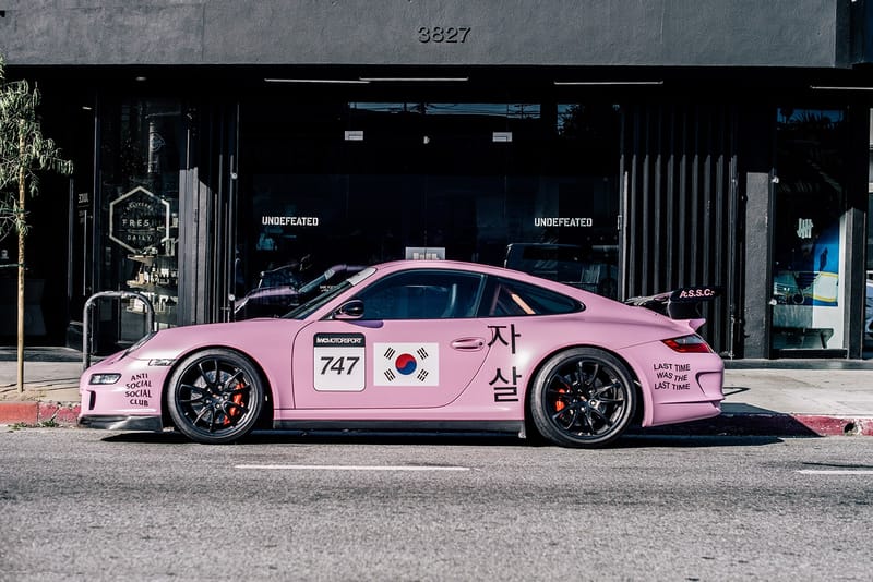 Anti Social Social Club x Period Correct “Porsche GT3 RS” インスタレーション