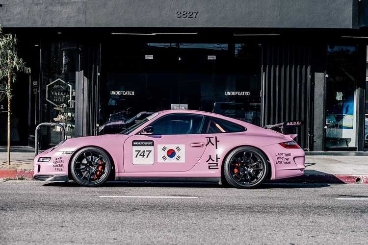 Anti Social Social Club x Period Correct “Porsche GT3 RS” インスタレーション