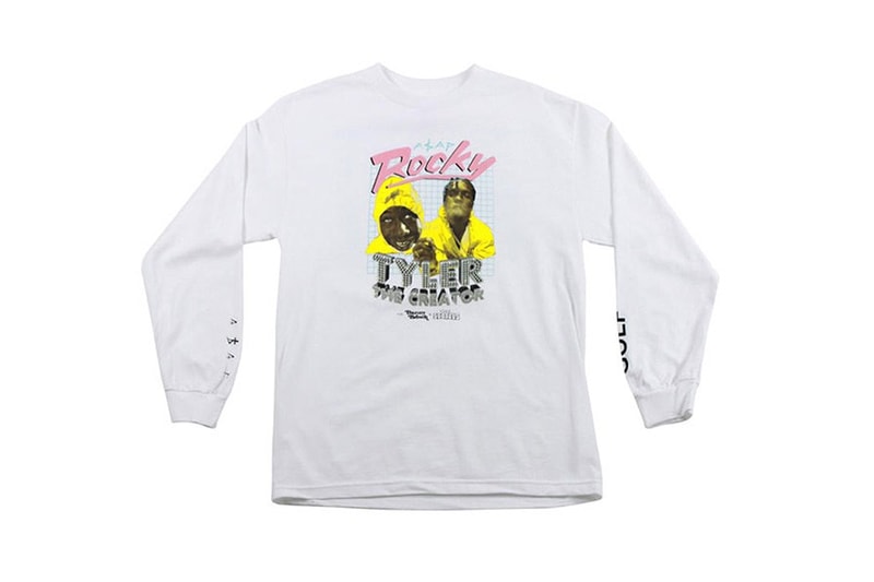 A$AP Rocky と The Creator が昨年行ったツアーのアパレルアイテムが再発売