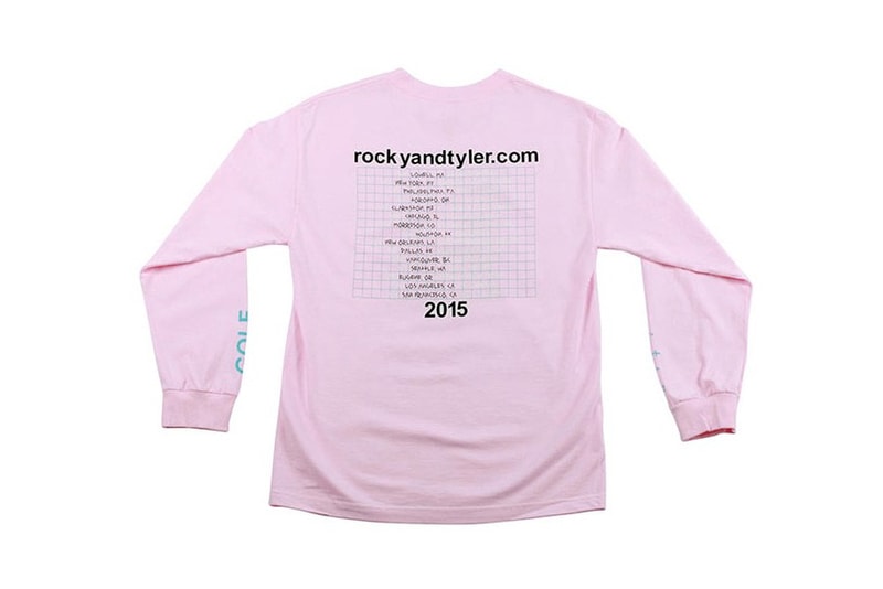 A$AP Rocky と The Creator が昨年行ったツアーのアパレルアイテムが再発売