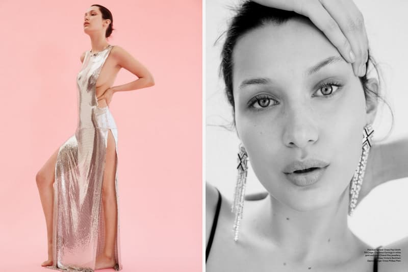 ナチュラルな輝きを魅せる Bella Hadid のファッションエディトリアル